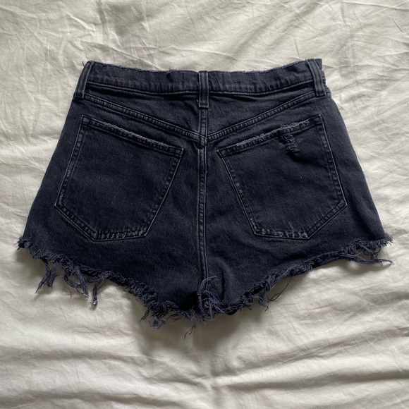 High Rise Mom Shorts - Picture 2 of 3